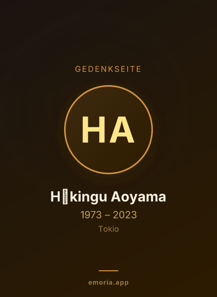 Gedenkportrait von Hōkingu Aoyama
