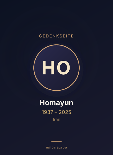 Gedenkportrait von Homayun
