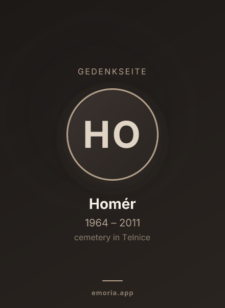 Gedenkportrait von Homér