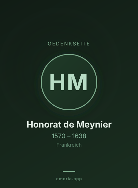Gedenkportrait von Honorat de Meynier