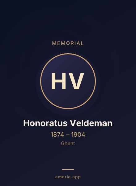 Memorial portrait of Honoratus Veldeman