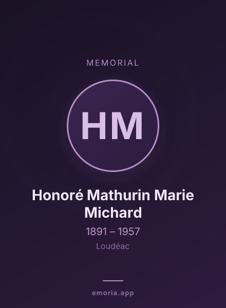 Memorial portrait of Honoré Mathurin Marie Michard