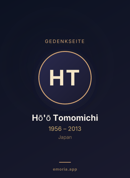 Gedenkportrait von Hō'ō Tomomichi