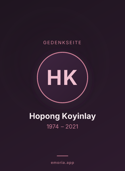 Gedenkportrait von Hopong Koyinlay