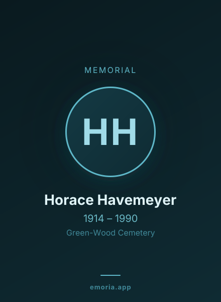 Memorial portrait of Horace Havemeyer