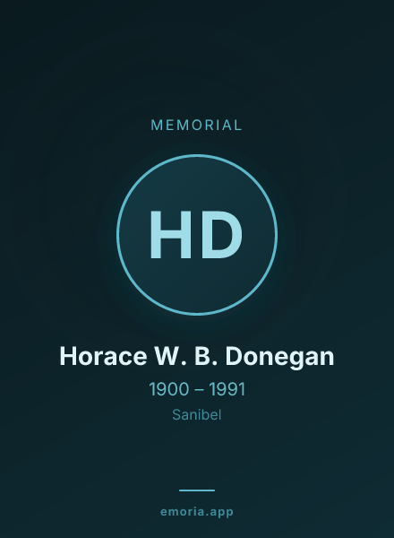 Memorial portrait of Horace W. B. Donegan