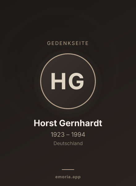 Gedenkportrait von Horst Gernhardt