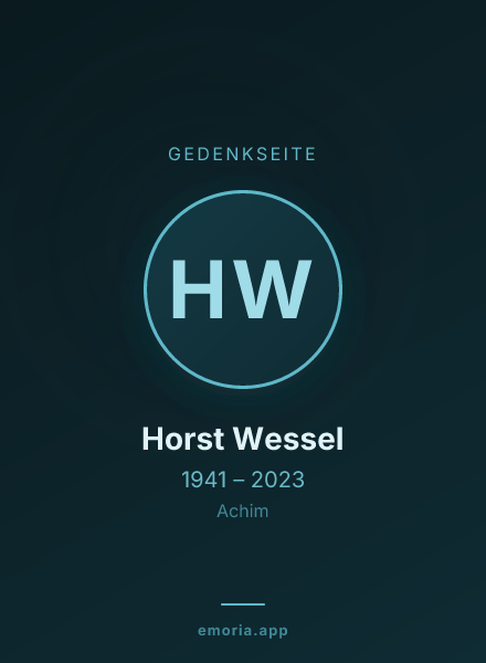Gedenkportrait von Horst Wessel