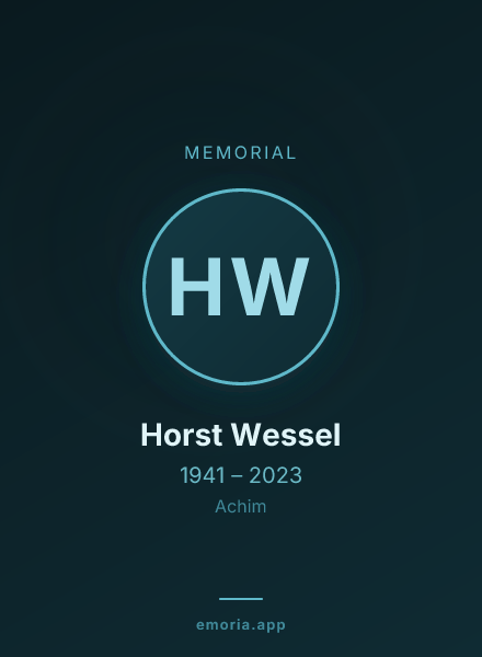 Memorial portrait of Horst Wessel