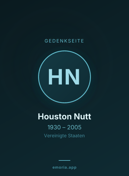 Gedenkportrait von Houston Nutt