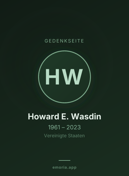 Gedenkportrait von Howard E. Wasdin