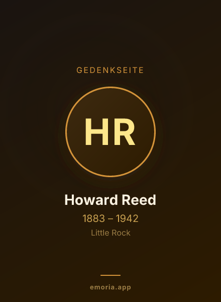 Gedenkportrait von Howard Reed