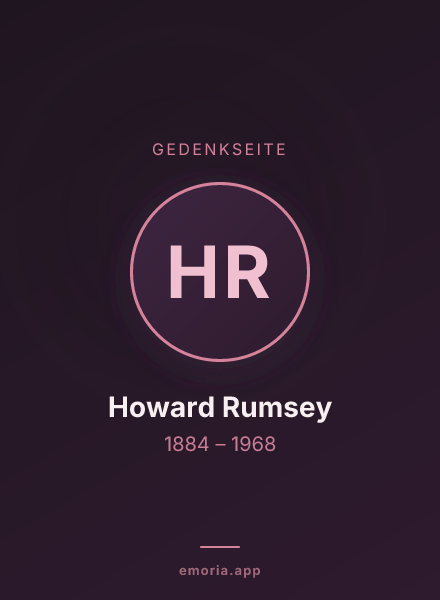 Gedenkportrait von Howard Rumsey
