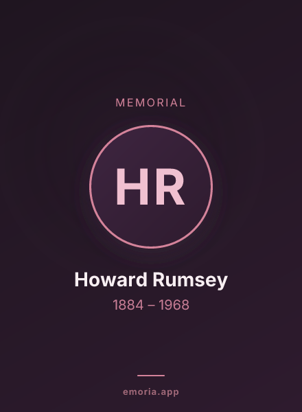 Memorial portrait of Howard Rumsey
