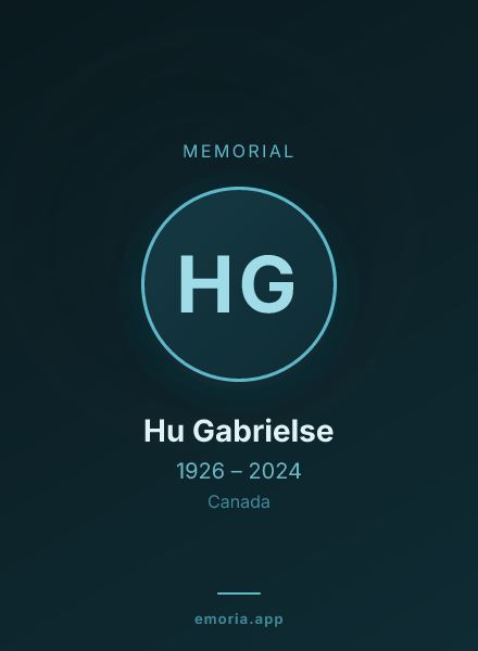 Memorial portrait of Hu Gabrielse