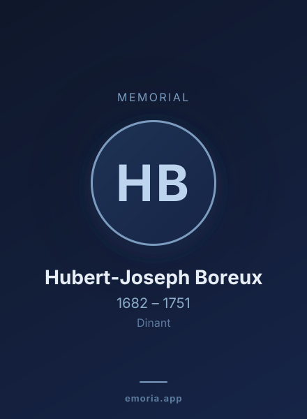 Memorial portrait of Hubert-Joseph Boreux