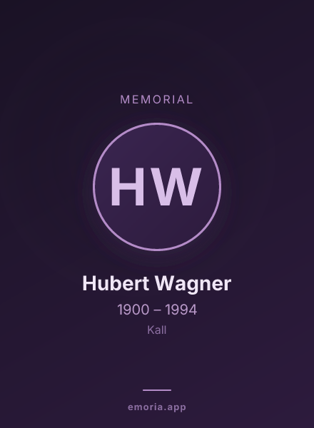 Memorial portrait of Hubert Wagner