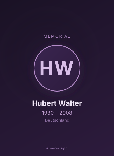 Memorial portrait of Hubert Walter