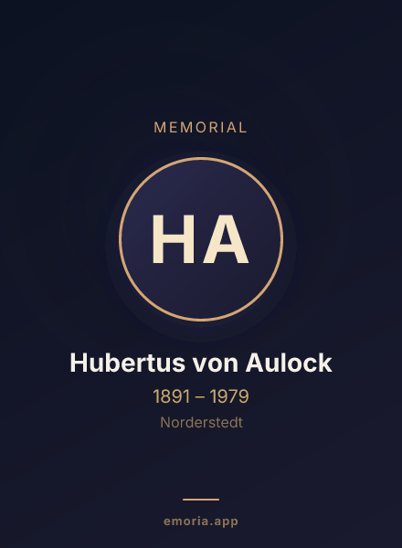 Memorial portrait of Hubertus von Aulock
