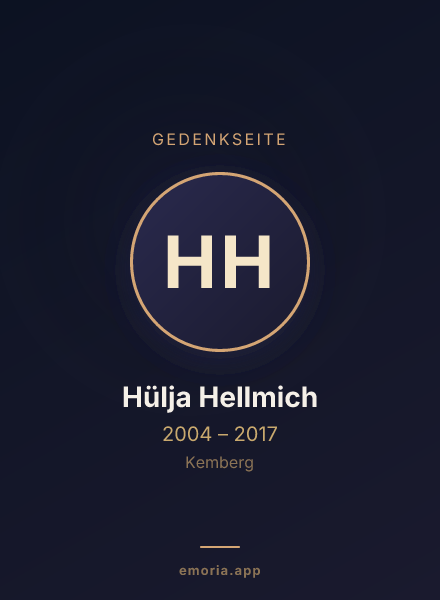 Gedenkportrait von Hülja Hellmich