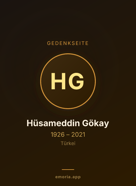 Gedenkportrait von Hüsameddin Gökay