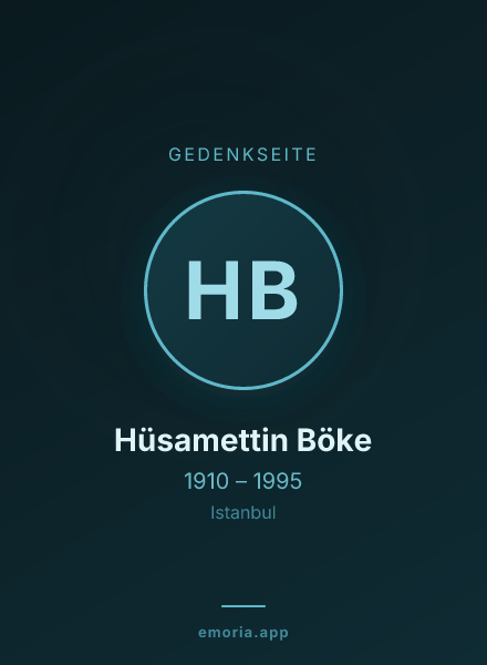 Gedenkportrait von Hüsamettin Böke