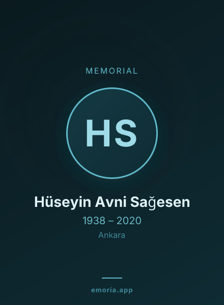 Memorial portrait of Hüseyin Avni Sağesen