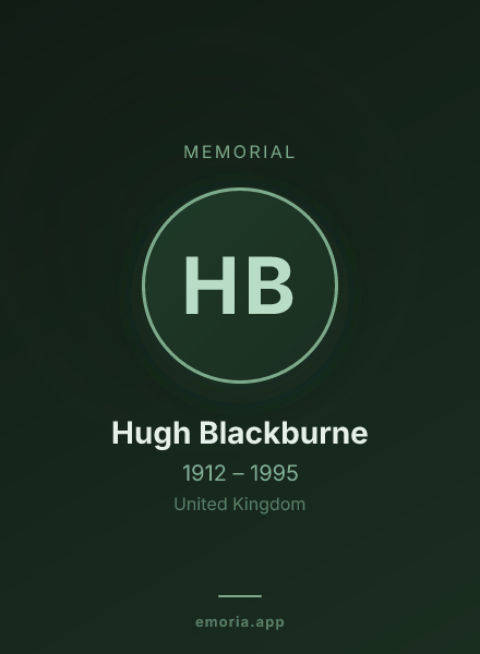 Memorial portrait of Hugh Blackburne
