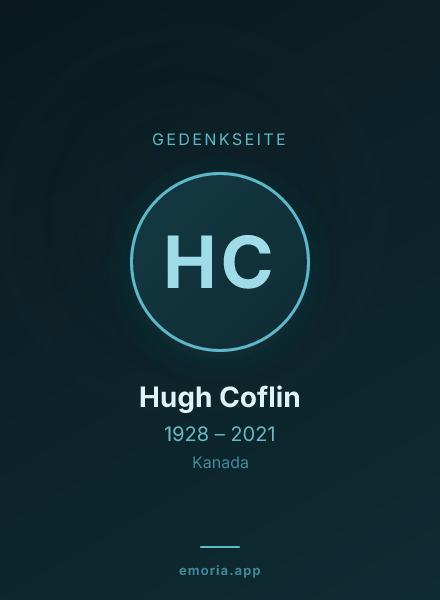 Gedenkportrait von Hugh Coflin