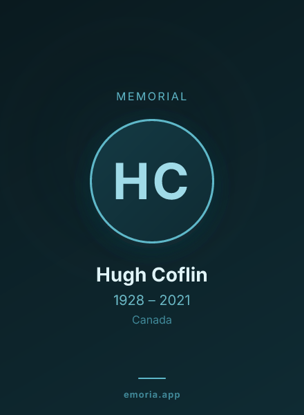 Memorial portrait of Hugh Coflin
