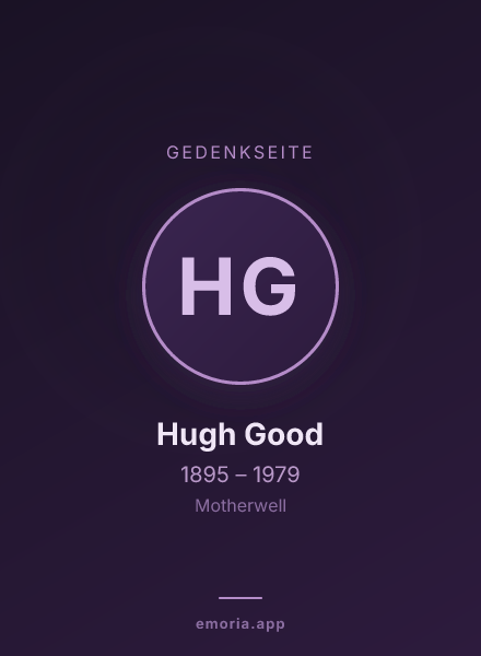 Gedenkportrait von Hugh Good