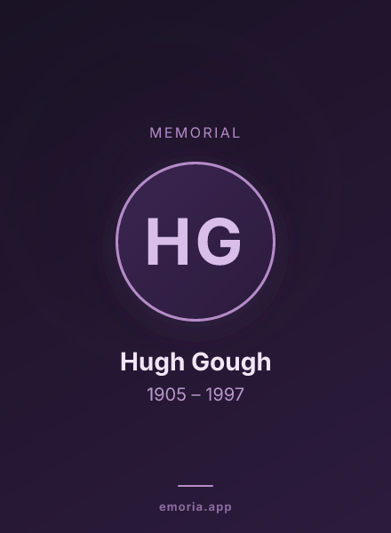 Memorial portrait of Hugh Gough