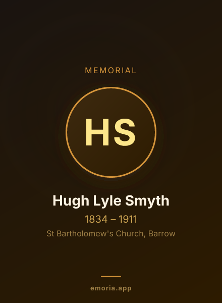 Memorial portrait of Hugh Lyle Smyth