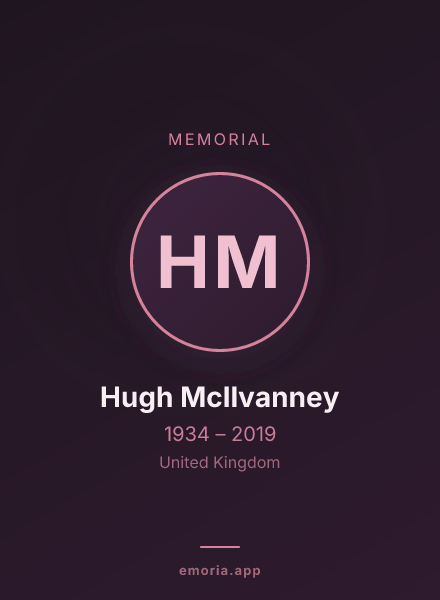 Memorial portrait of Hugh McIlvanney