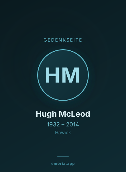 Gedenkportrait von Hugh McLeod