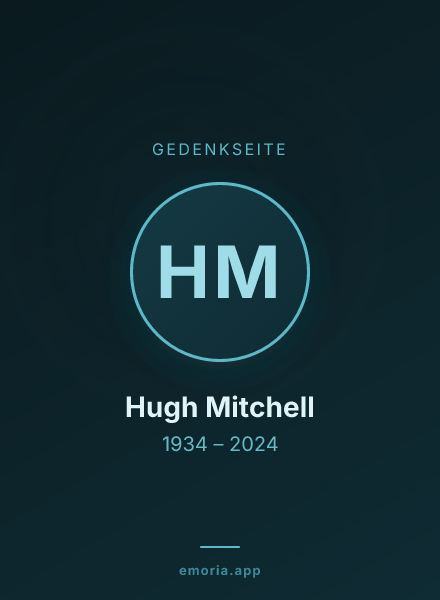 Gedenkportrait von Hugh Mitchell