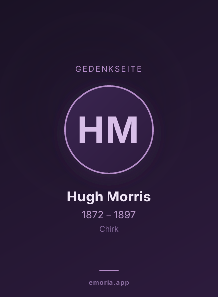 Gedenkportrait von Hugh Morris