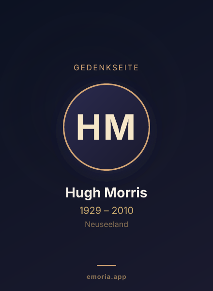 Gedenkportrait von Hugh Morris