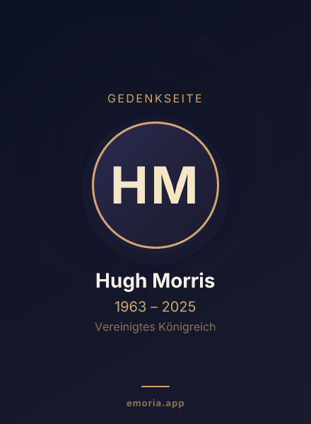 Gedenkportrait von Hugh Morris