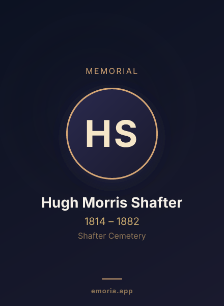Memorial portrait of Hugh Morris Shafter