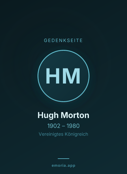 Gedenkportrait von Hugh Morton