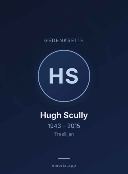 Gedenkportrait von Hugh Scully