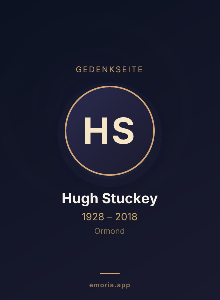 Gedenkportrait von Hugh Stuckey