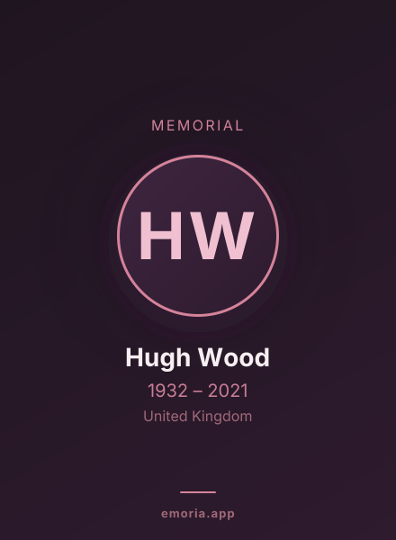 Memorial portrait of Hugh Wood