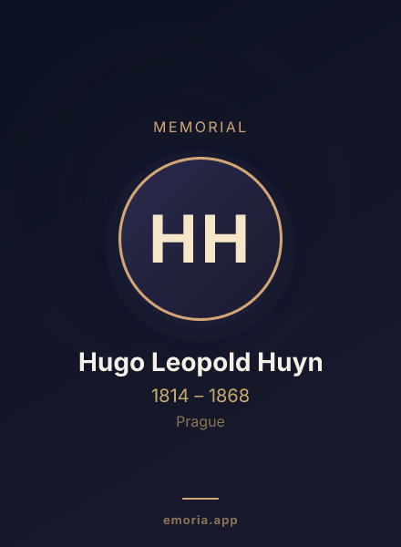 Memorial portrait of Hugo Leopold Huyn