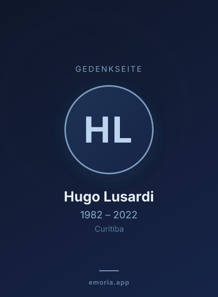 Gedenkportrait von Hugo Lusardi