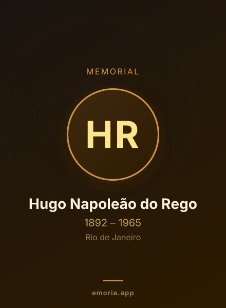 Memorial portrait of Hugo Napoleão do Rego