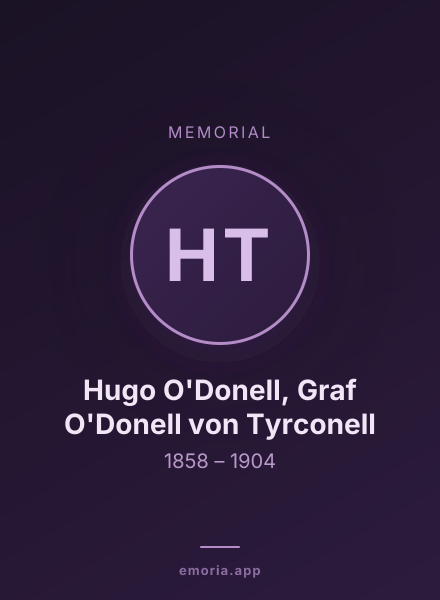 Memorial portrait of Hugo O'Donell, Graf O'Donell von Tyrconell