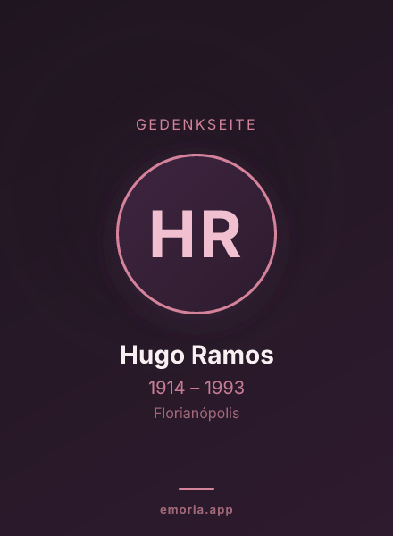 Gedenkportrait von Hugo Ramos