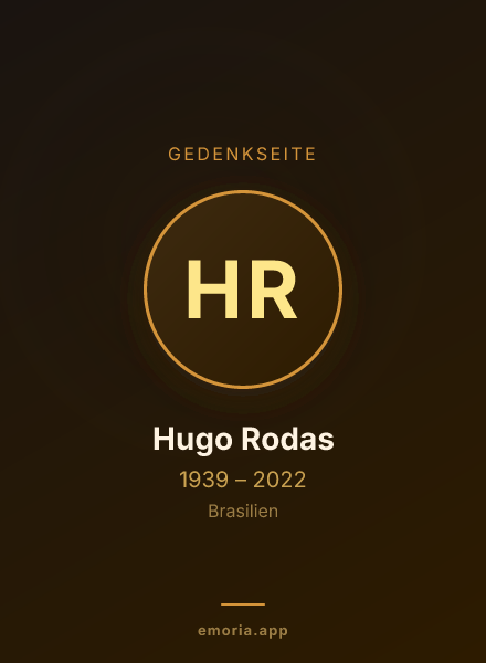Gedenkportrait von Hugo Rodas